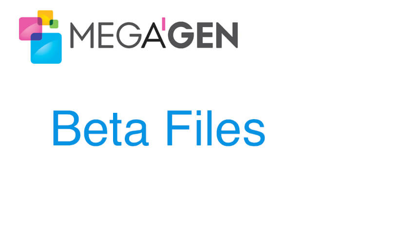 MegaGen Beta Files