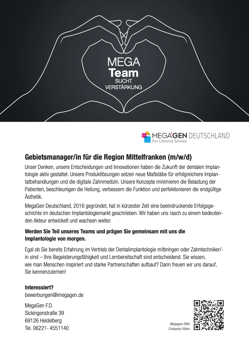 MegaGen_Stellenanzeige_2026_Gebietsmanager_Saarland
